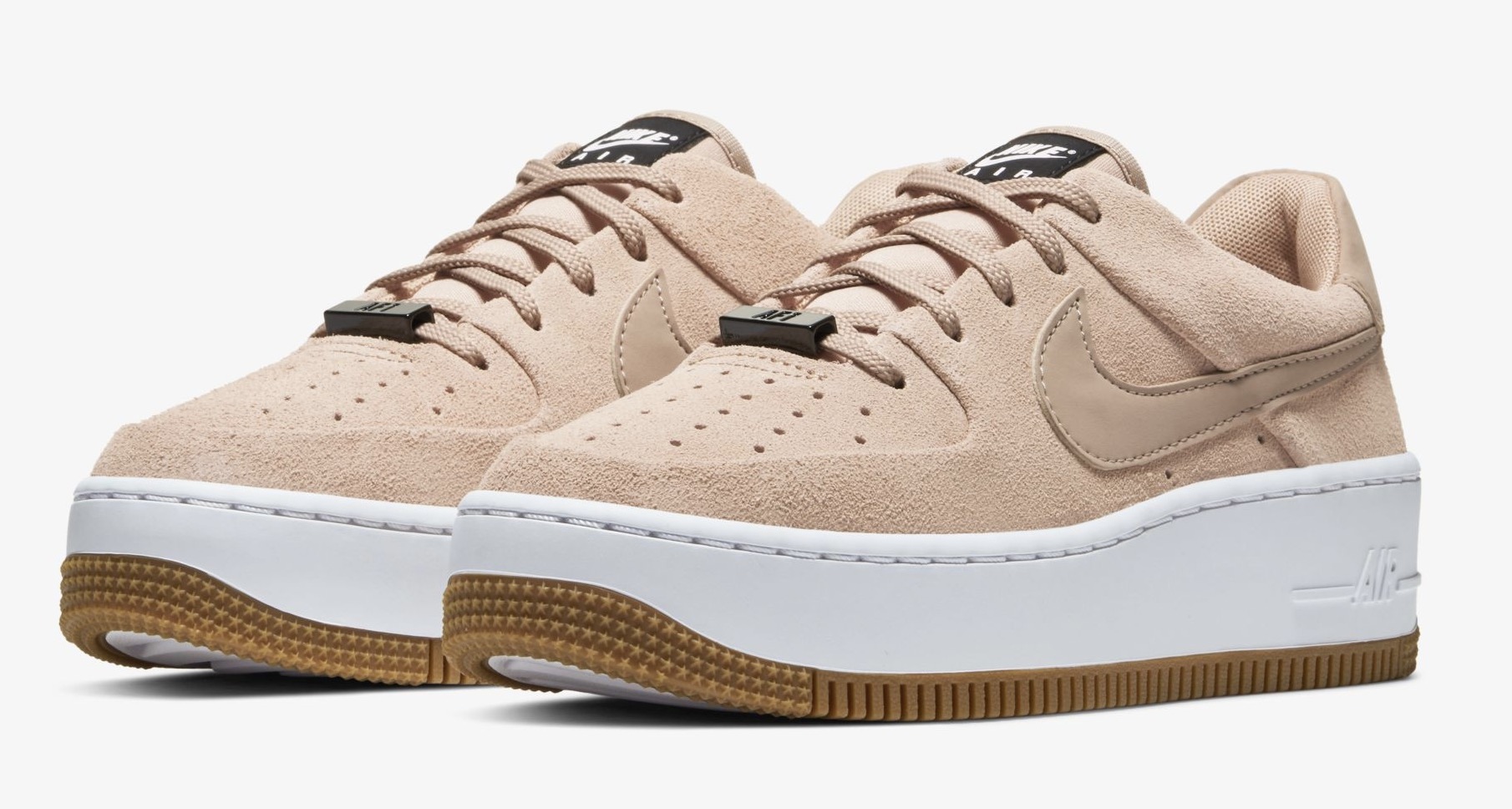 This Bio Beige Nike Air Force 1 Sage Gets A Swoosh Update 2