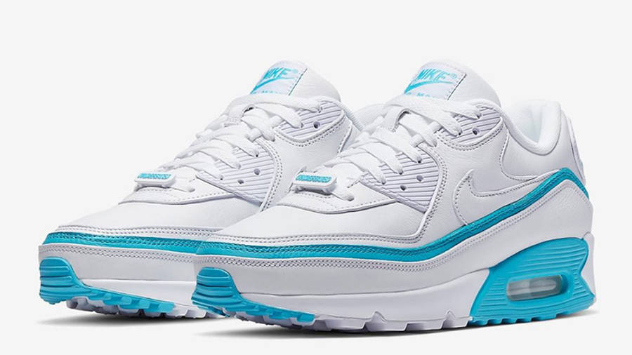 UNDEFEATED x Nike Air Max 90 White Blue | Where To Buy | CJ7197-102 ...