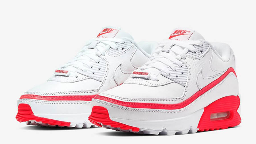 UNDEFEATED x Nike Air Max 90 White Red 