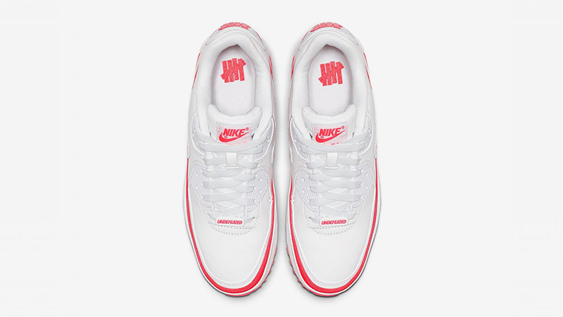 UNDEFEATED x Nike Air Max 90 White Red