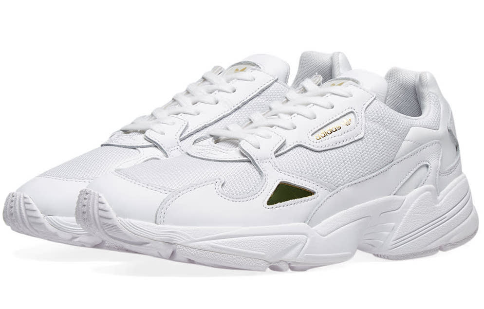 adidas Falcon White Metallic Gold