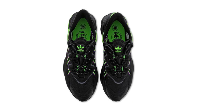 adidas ozweego black green purple