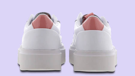 Feel Cute This Season In This Pink And White adidas Sleek Super Feel Cute This Season In This Pink And White adidas Sleek Super
