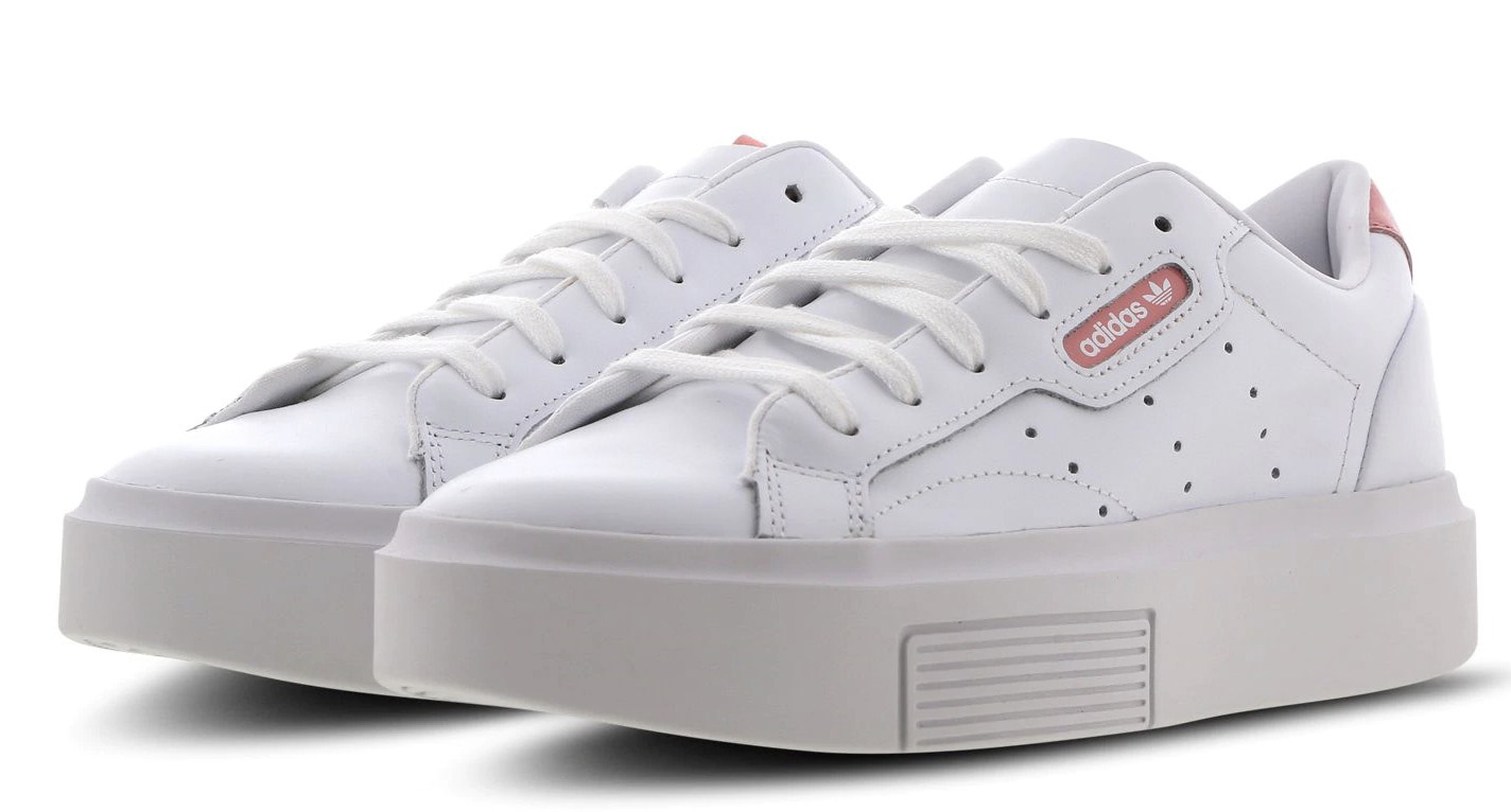 adidas Sleek Super White Pink front