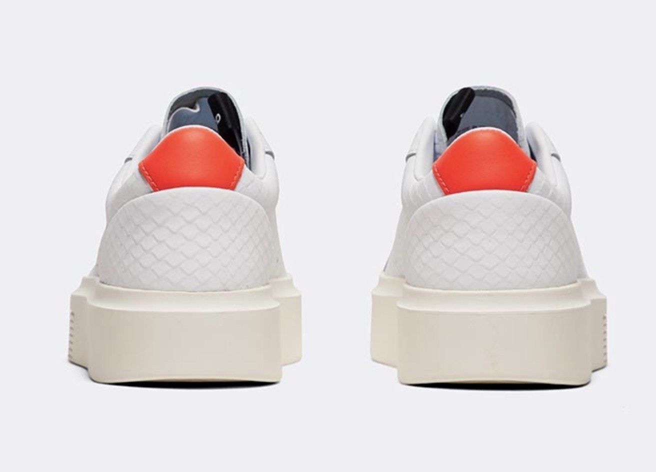 adidas Sleek Super White Red Back