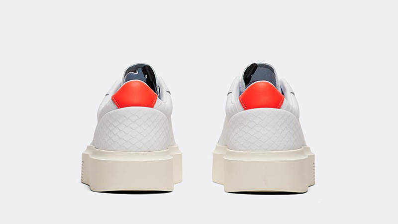 adidas Sleek Super White Red Womens