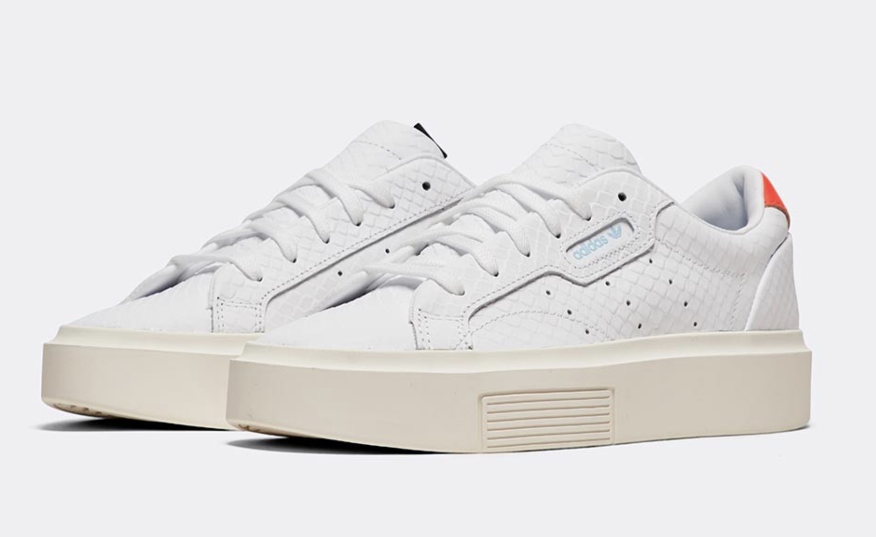 adidas Sleek Super White Red front