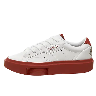 Adidas originals x fiorucci super sleek trainers in hotsell white and red