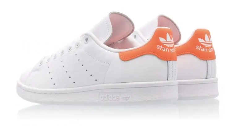 Stan smith orange on sale scratch