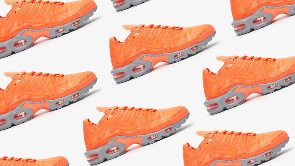 nike air max plus orange just do it