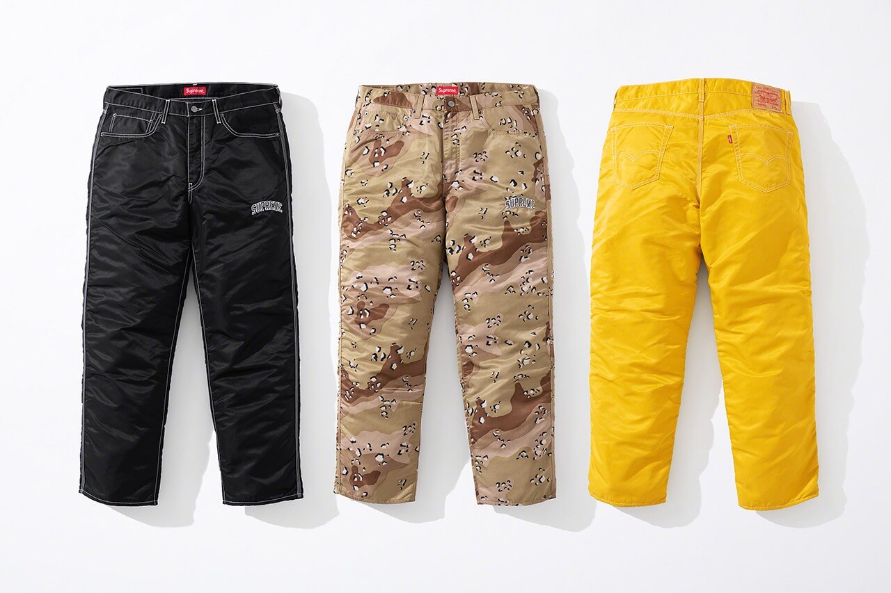 Take A Closer Look At The Supreme x Levi's Fall/Winter 2019 Collection