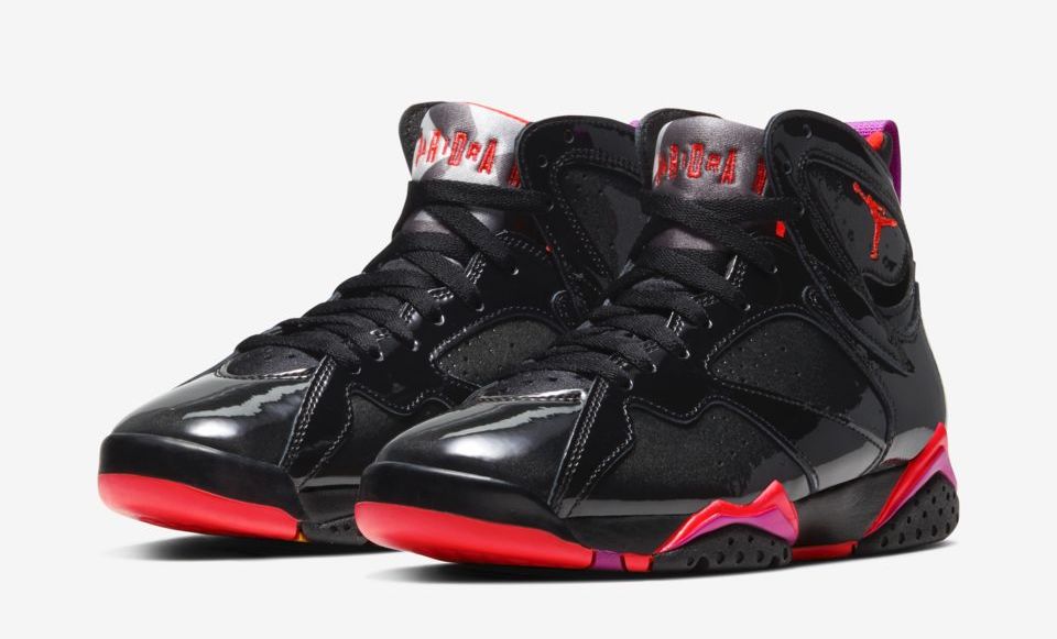 Retro 7 black on sale and red