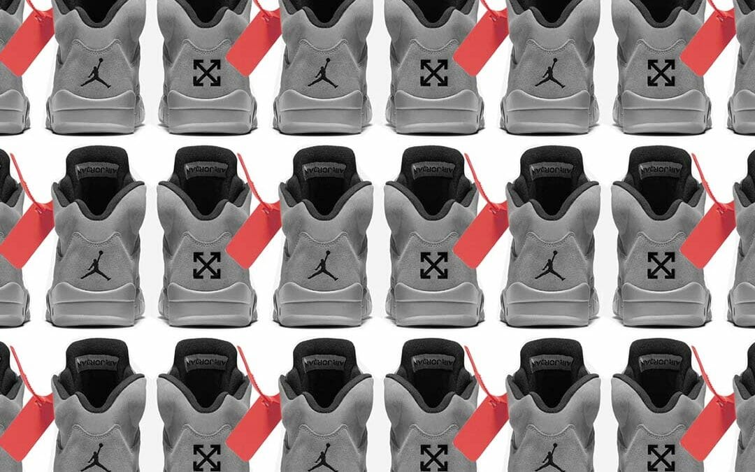 off white jordan 5 stock numbers
