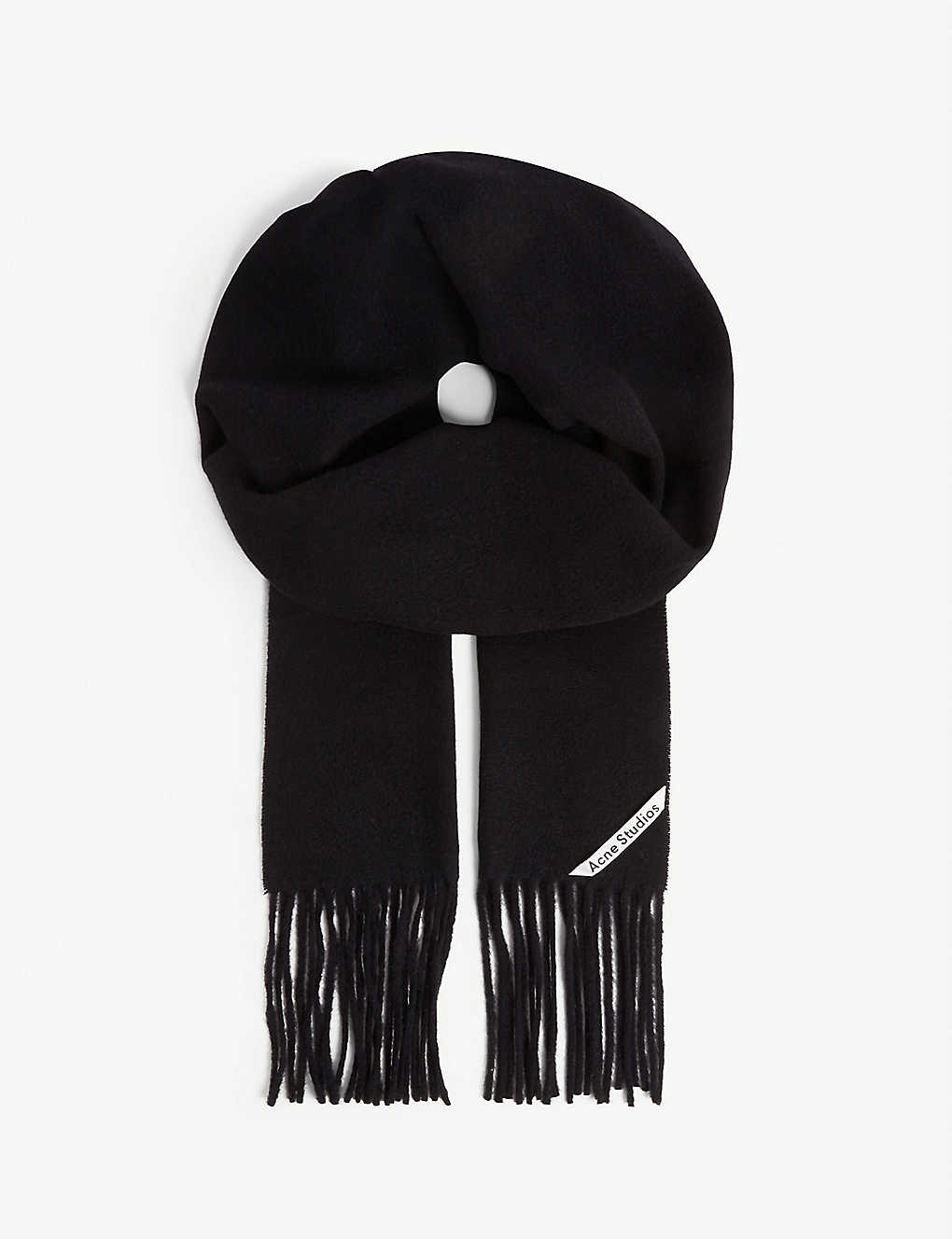 Acne Black Scarf
