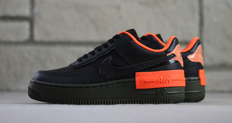 Air Force 1 Shadow Black Orange