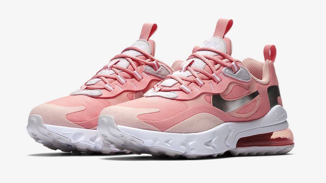 Air Max 270. React Echo Pink front