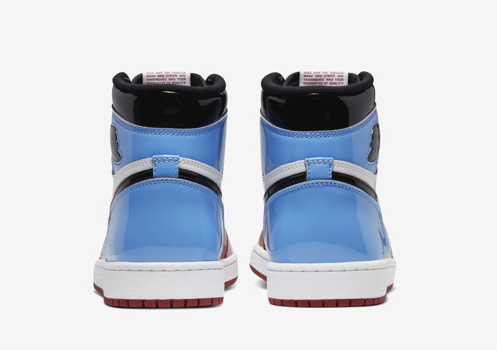 Air jordan 1 fearless. back
