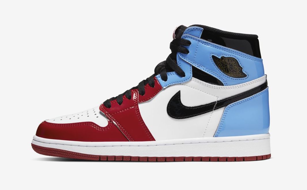 Air jordan 1 fearless. side