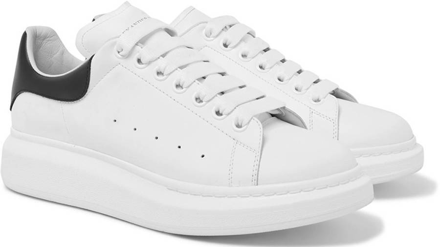 Alexander McQueen Exaggerated-Sole White Black | Where To Buy ...