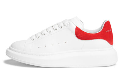 Alexander McQueen Exaggerated-Sole White Red 553770WHGP79676