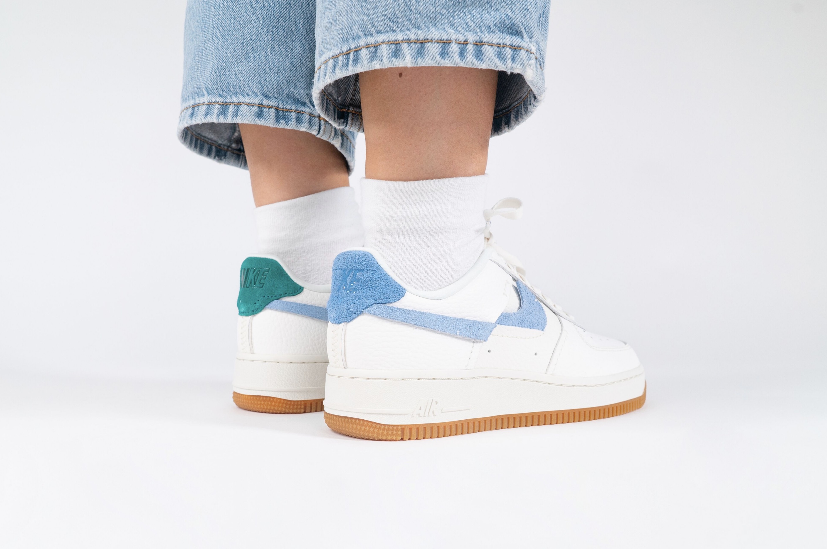 An Exclusive Closer Look At The RESTOCKED Nike Air Force 1 Vandalised LXX Green & Blue