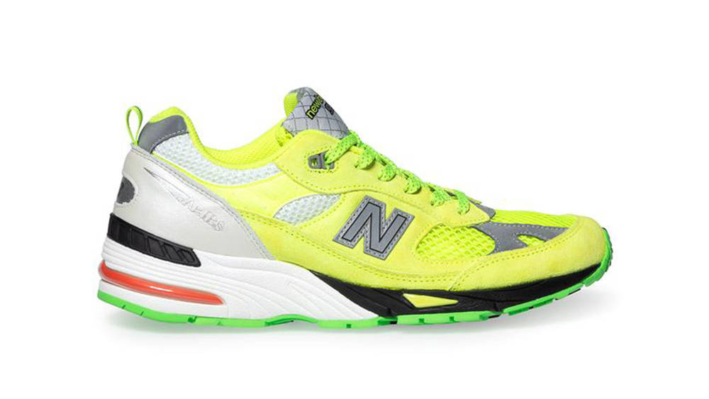 Image via ARIES Aries new balance sneakers yellow