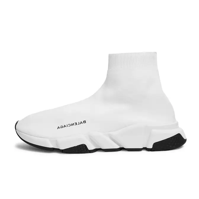 Balenciaga hot sale white speed