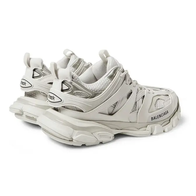 Balenciaga track hot sale triple white