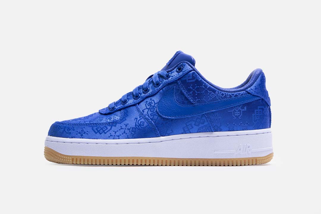 CLOT x Nike Air Force 1 'Royale University Blue Silk'