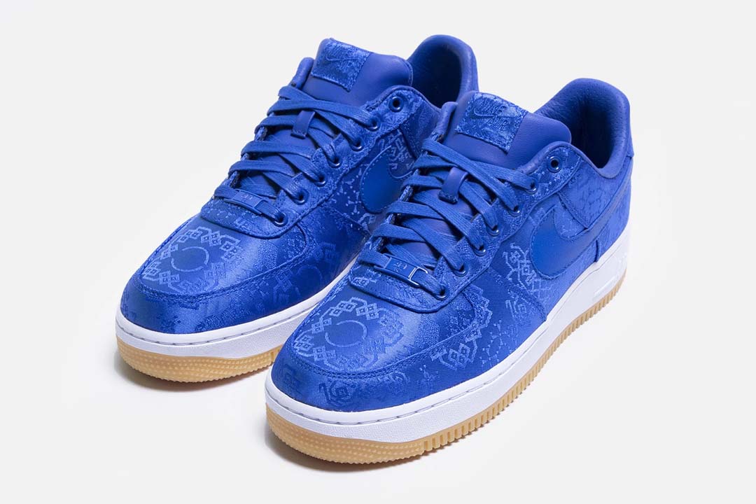 CLOT x Nike Air Force 1 'Royale University Blue Silk'