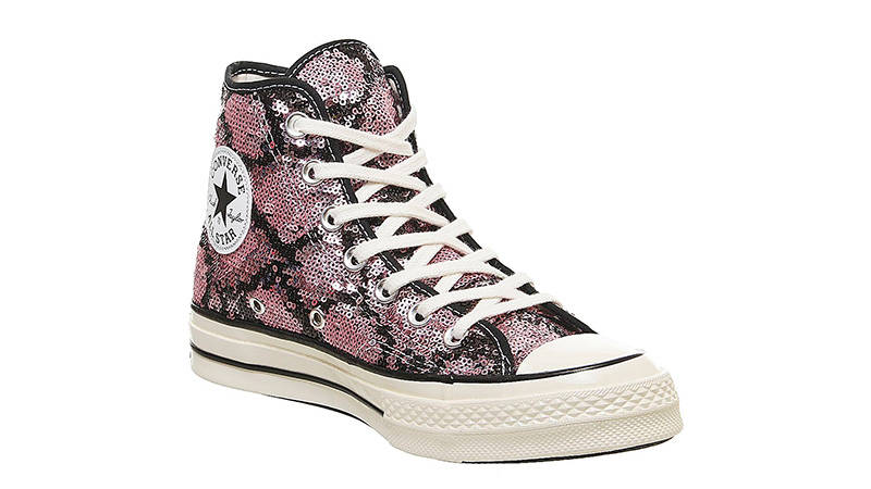 Converse All Star Hi 70s Pink Black Snake Charm