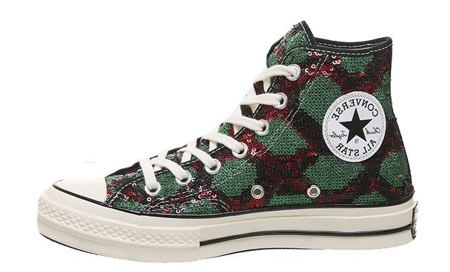 Converse All Star Hi 70s Red Green Snake Charm