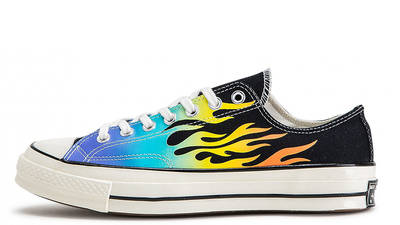 converse multicolor flame