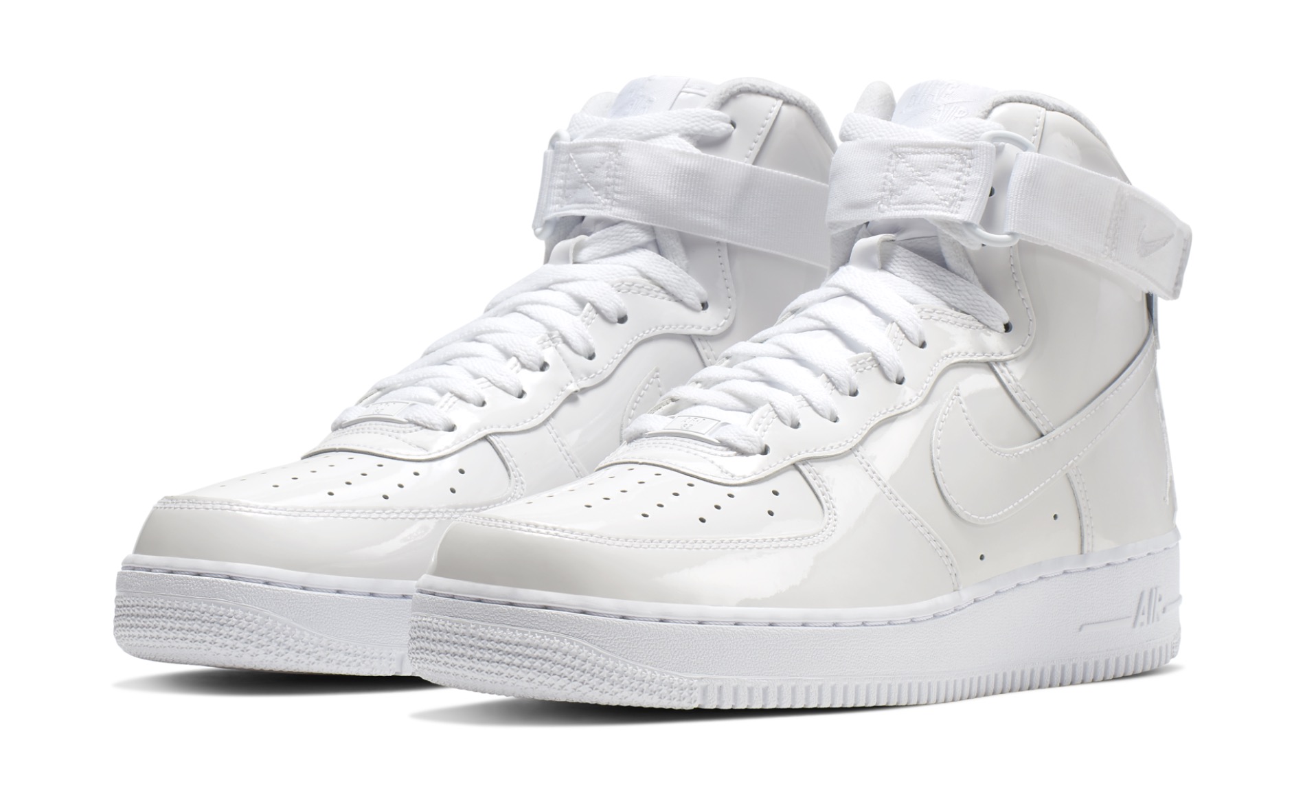 Feel Angelic In This Patent White Nike Air Force 1 Hi Retro QS 3