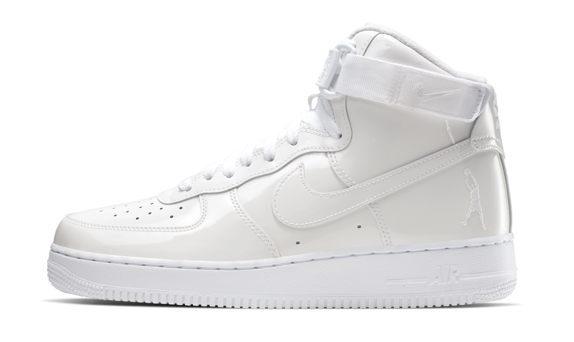 Feel Angelic In This Patent White Nike Air Force 1 Hi Retro QS 4