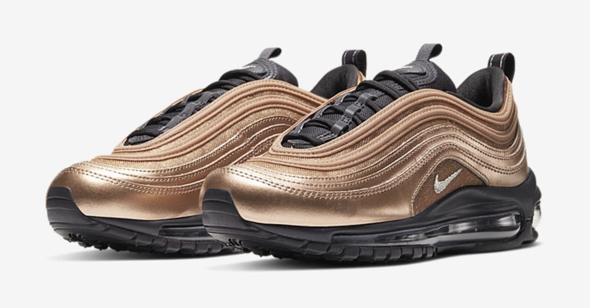 Get Seasonal In The Latest Nike Air Max 97 Metallic Gold