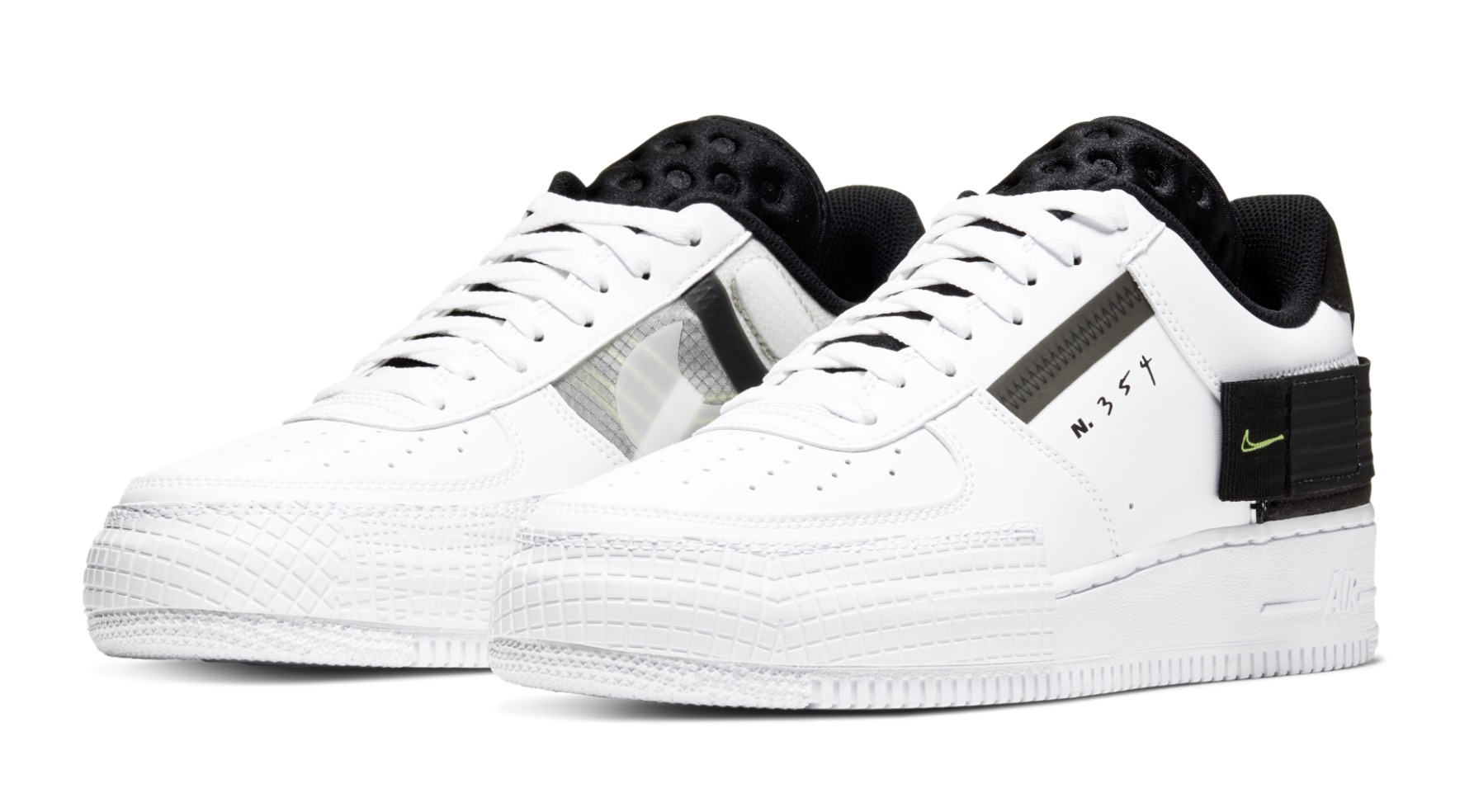 Go Monochrome With A Hint Of Neon With Nike's Latest Air Force 1 Type 4