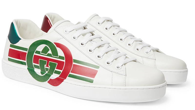 Gucci Ace Print White