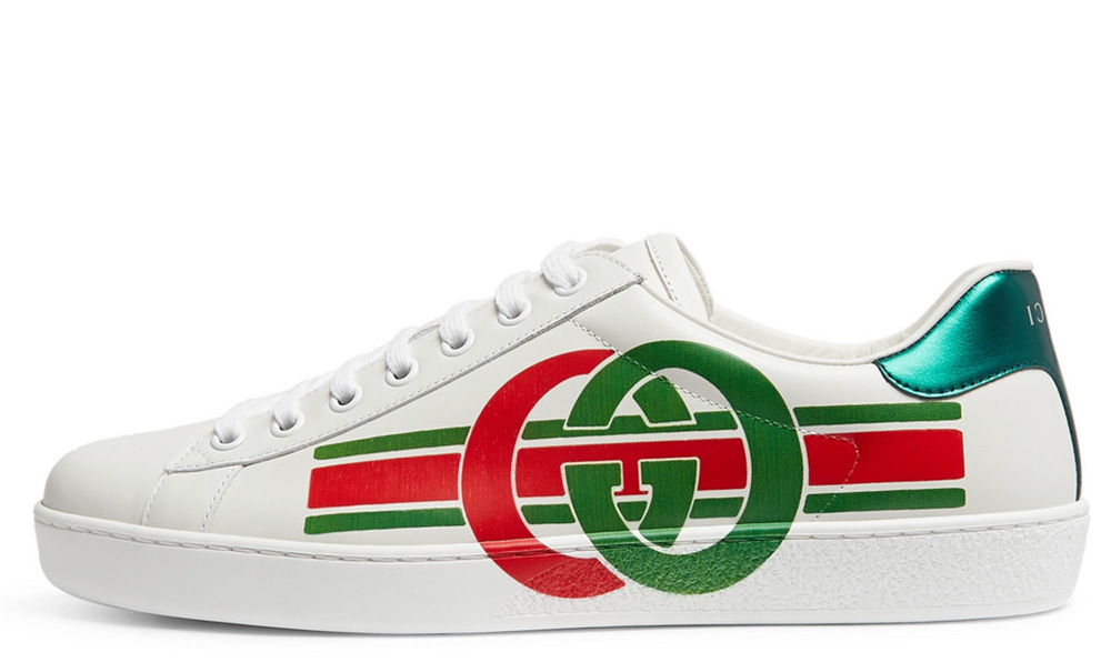 Gucci Ace Print White
