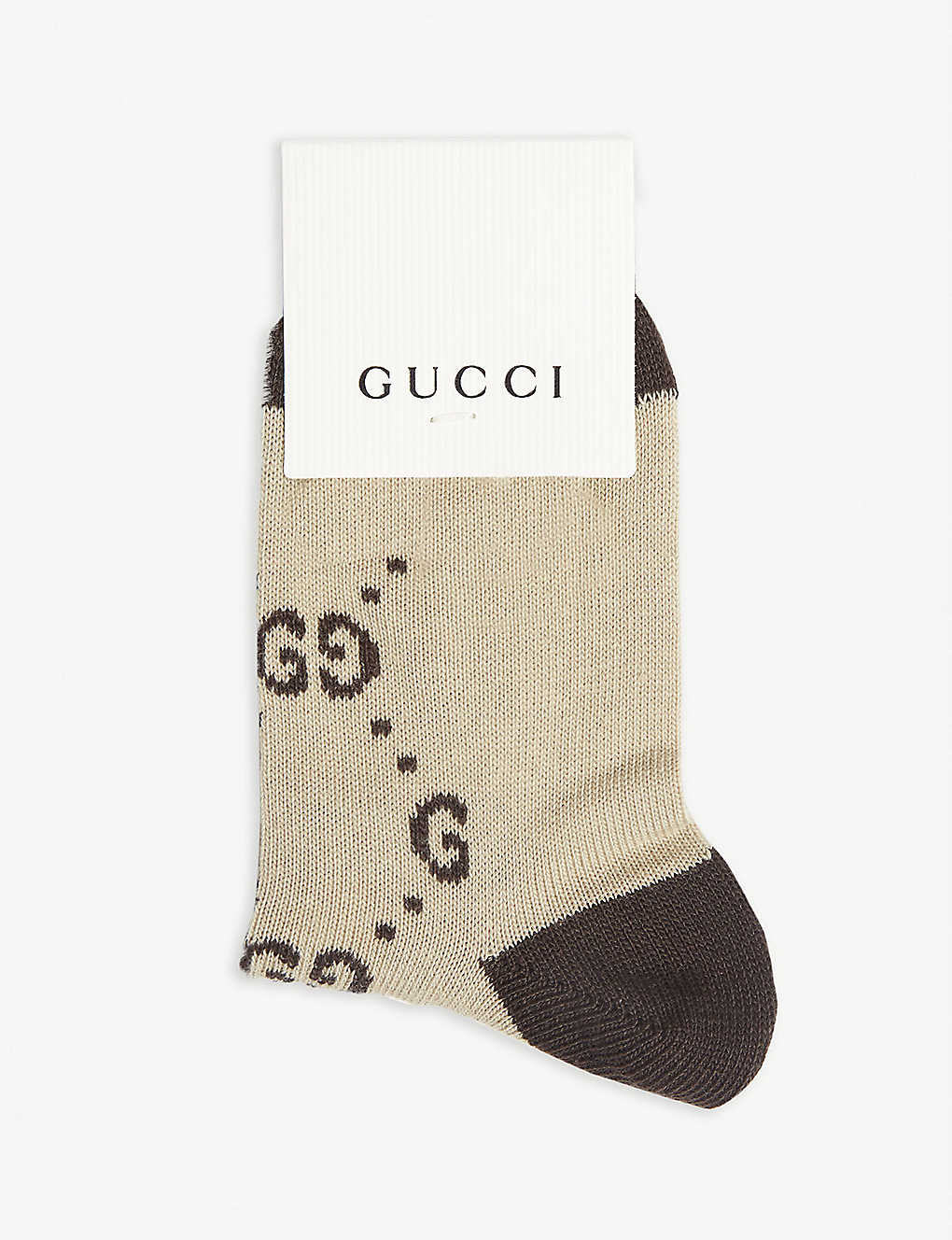 Gucci light brown socks