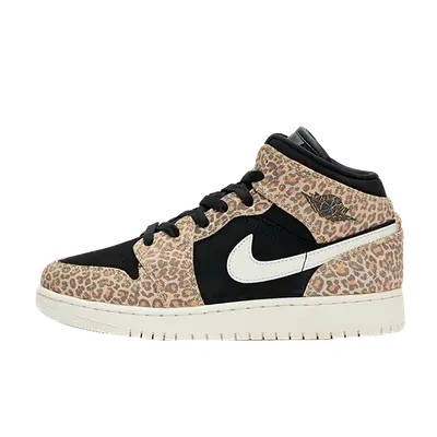 Jordan 1 Mid SE Leopard GS Where To Buy BQ6931 021 The Sole