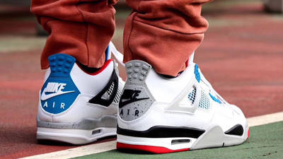Jordan 4 What The CI1184-146 on foot back