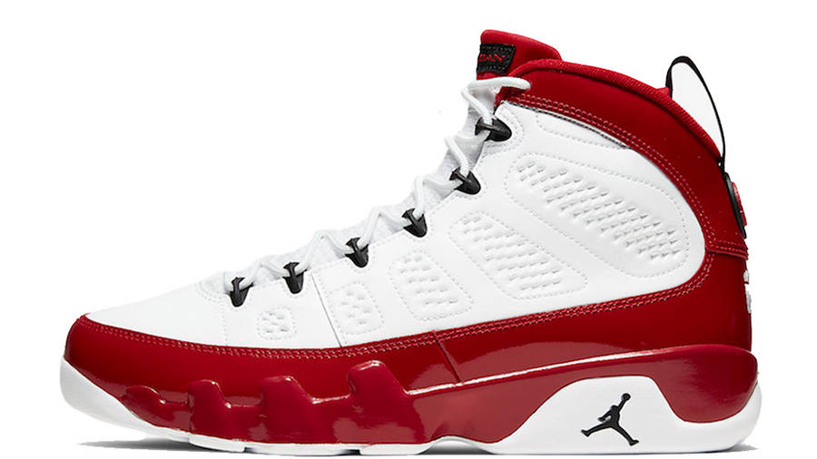 jordan red and white 9