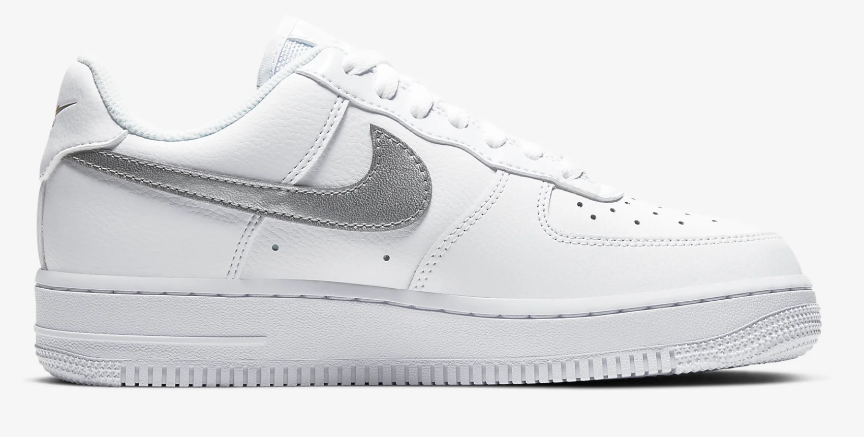 Mix Silver & Gold Together In Style On This Brand New Nike Air Force 1 2
