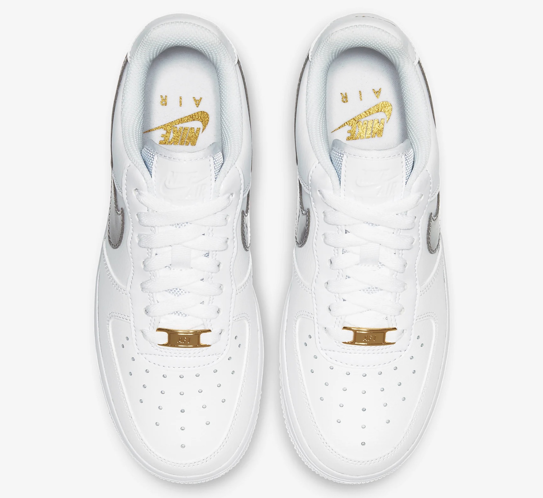 Mix Silver & Gold Together In Style On This Brand New Nike Air Force 1 3
