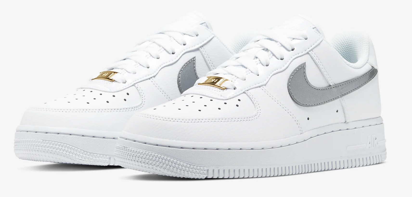 Mix Silver & Gold Together In Style On This Brand New Nike Air Force 1 4