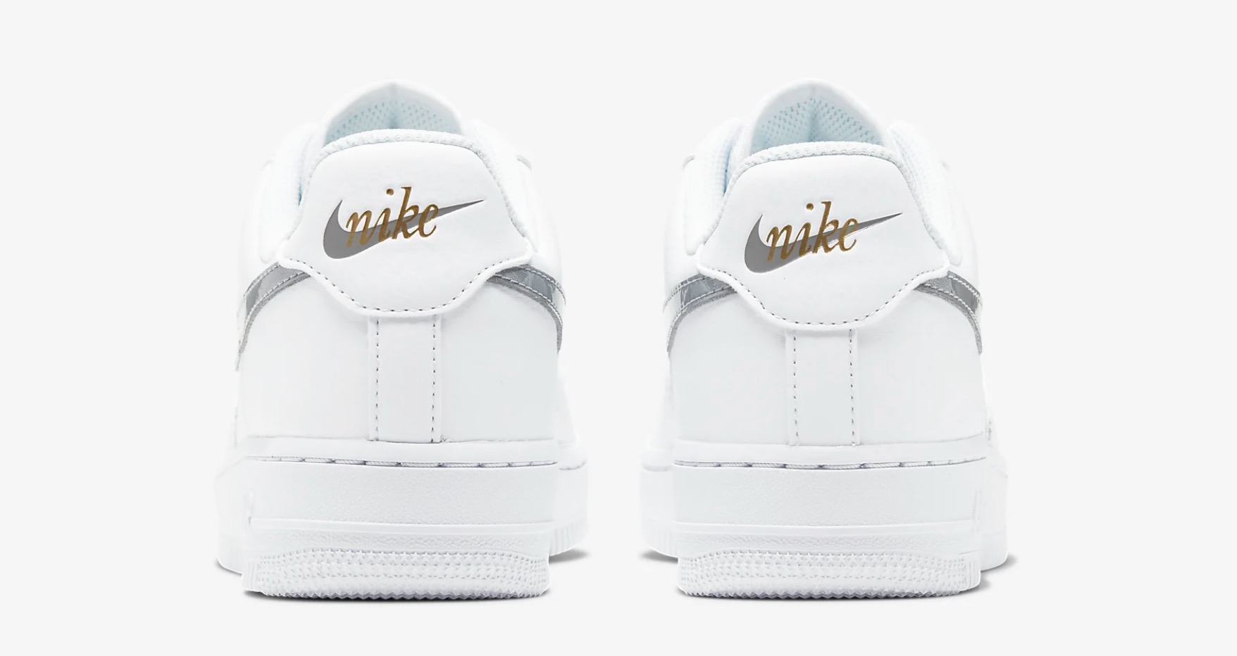 Mix Silver & Gold Together In Style On This Brand New Nike Air Force 1 5