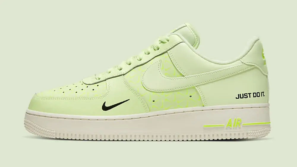 Get Spooky In The Nike Air Force 1 07 Neon Yellow | The Sole Supplier
