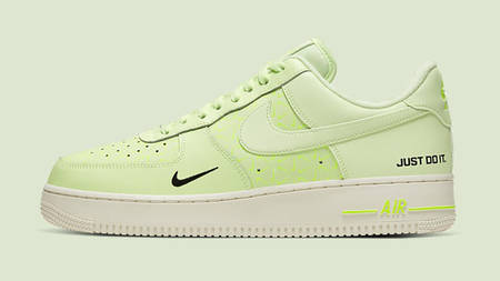 Get Spooky In The Nike Air Force 1 07 Neon Yellow Get Spooky In The Nike Air Force 1 07 Neon Yellow