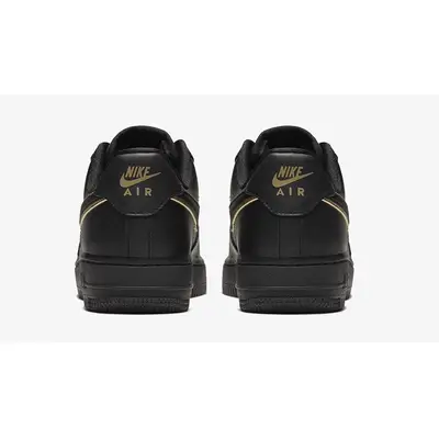 Black and gold air force best sale 1 07